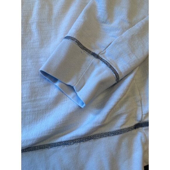 Authentic True Grit California XL Light Blue Long Sleeve Sweatshirt Casual - Picture 3 of 6